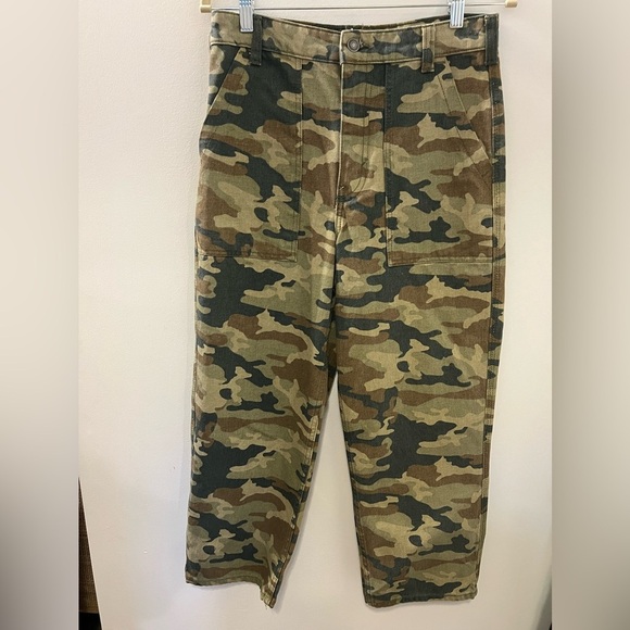 FREE PEOPLE We the Free: REMY CAMO PANTS, Size 28 - Picture 6 of 12